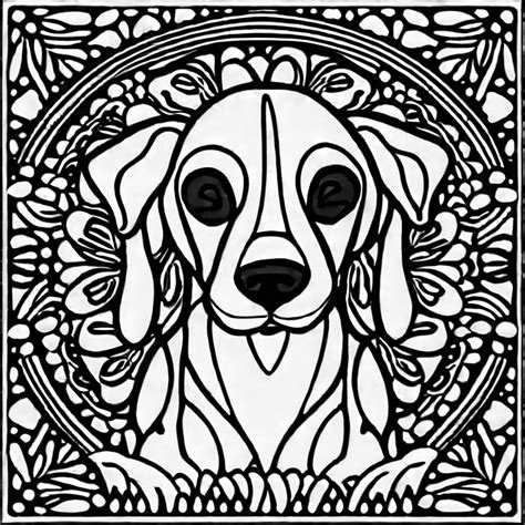 Dog Coloring Page Color Anything