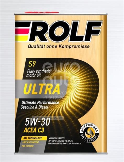 Масло ROLF ULTRA 5W30 4Л СИНТЕТИКА купить в ЕвроАвто