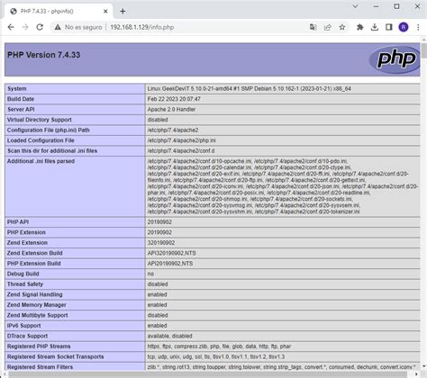 Cómo crear un Servidor LAMP Parte VI PHP GeekDevIT