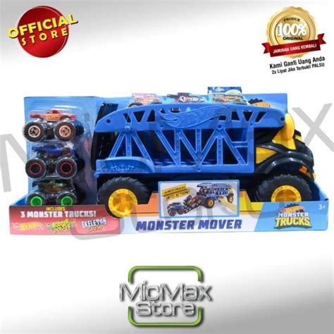 Promo Hot Wheels Hotwheels Monster Trucks Monster Mover Rodger Dodger 3Truck Diskon 3 Di Seller