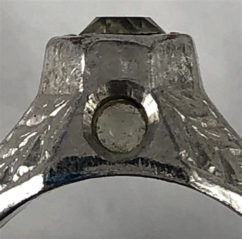 1900s Nude Picture Stanhope Ring N O S Worn Over Time