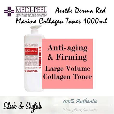 【Medipeel】Aesthe Derma Red Marine Collagen Toner 1000ml 1000 | pgmall