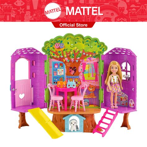 Chelsea Barbie Doll and Treehouse Playset | Shopee Singapore