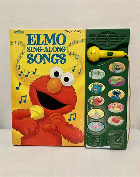 Elmo Sing-Along Song Book for Children on SALE, Hobbies & Toys, Books ...