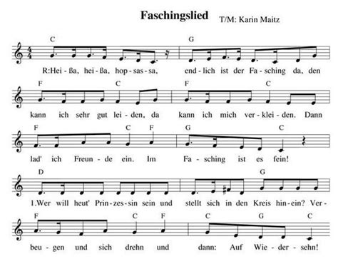 Kindergarten Fasching Faschingslied: | Faschingslied, Kindergarten