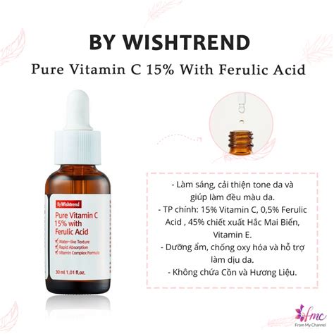 Serum By Wishtrend Pure Vitamin C With Ferulic Acid Ml Demo C A