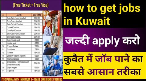 Kuwait Job Update Kuwait Jobs Today Helper Saudi Arabia Helper Jobs