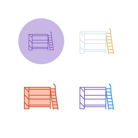 Bunk Bed Vector Icon 28832274 Vector Art At Vecteezy