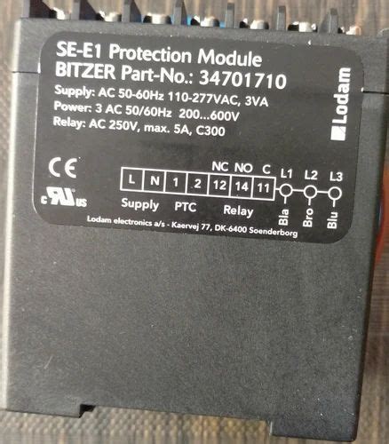Bitzer Spares Bitzer Se E1 Protection Module Wholesale Trader From