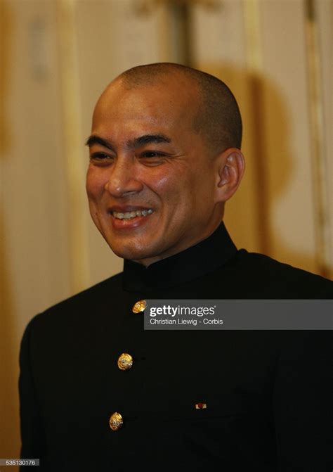 King Of Cambodia At Gala Dinner