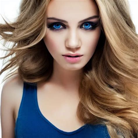 Most Beautiful Gorgeous Girl In The World With Blonde Stable Diffusion