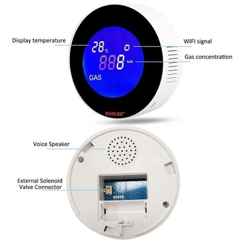 Tvline.ua | Умный WIFI датчик утечки газа Tuya Gas sensor. Цена, купить ...