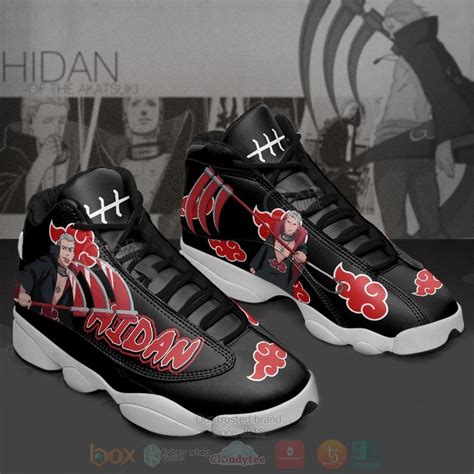Hot Akatsuki Hidan Naruto Custom Anime Air Jordan Sneakers Express Your Unique Style With