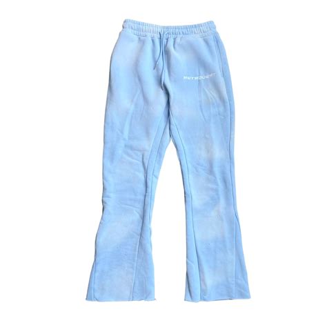 Flare Baby Blue Sweatpants Retrovert