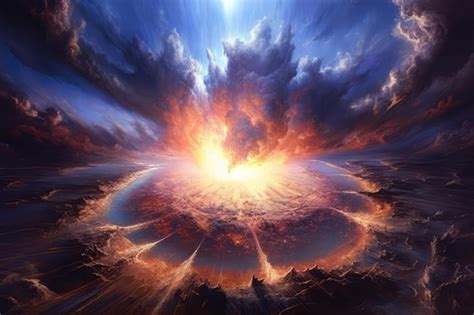 Premium Ai Image The Grandeur Of Distant Supernova Explosion