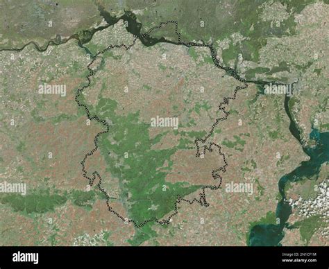 chuvash republic  russia high resolution satellite map stock photo alamy