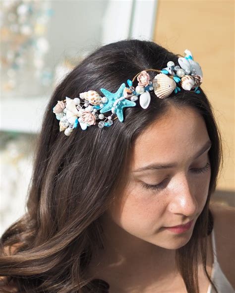 Seashell Hair Accessory Starfish Headband Mermaid Crown Shells Hair