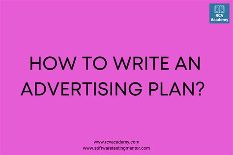 Heres A Quick Way To Solve A Tips About How To Write Advertising Plan