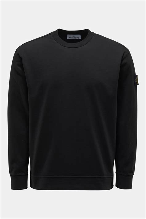 Stone Island Rundhals Sweatshirt Schwarz Braun Hamburg