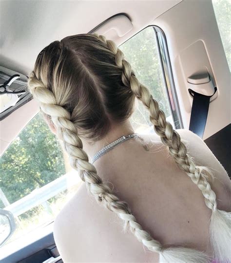 Blonde Dutch Braids