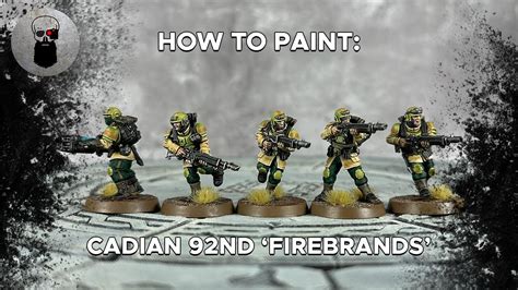 Contrast How To Paint Cadian Nd Firebrands Youtube