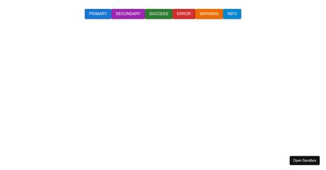 material ui buttons  codesandbox