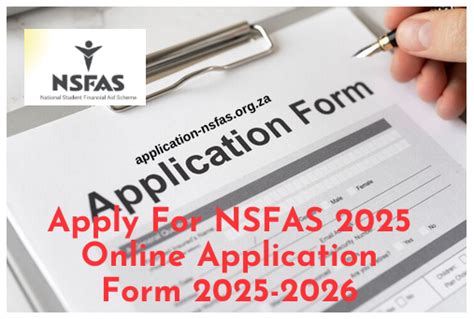 Apply For Nsfas 2025 Online Application Form 2025 2026 Za