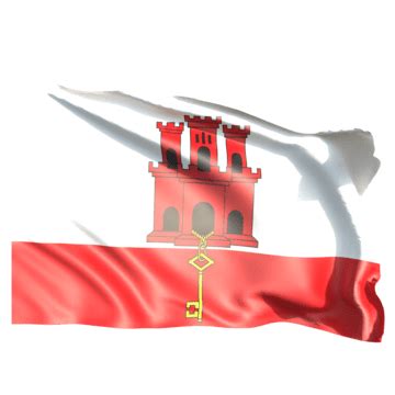 Gibraltar Flag With Pole PNG Transparent Images Free Download | Vector Files | Pngtree