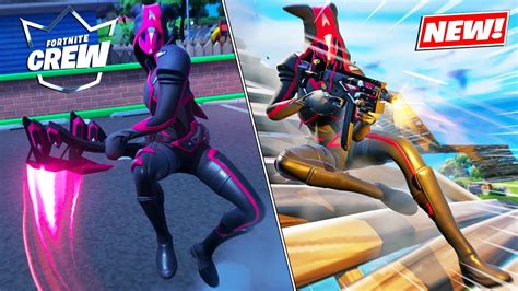 Sayara Skin Gameplay April 2022 Crew Pack Fortnite Youtube