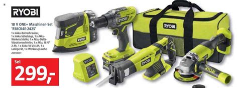 Ryobi V One Maschinen Set R Ck E S Angebot Bei Bauhaus