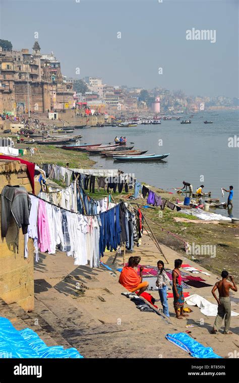 Ghats, Varanasi, India Stock Photo - Alamy