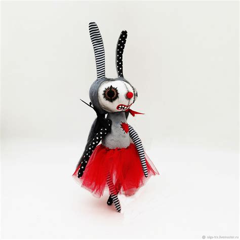 Чердачная кукла Заяц текстильный Чердачный монстр Сreepy doll Кролик ...