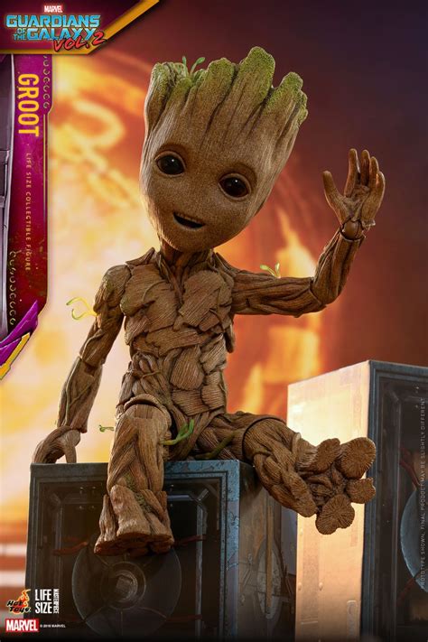 Hot Toys Life Size Groot Figure Version 2 Photos Order Info Marvel Toy News