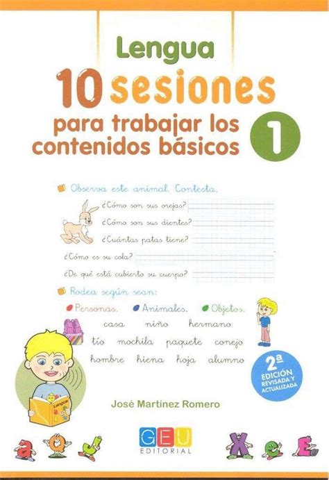 10 Sesiones Para Trabajar Los Contenidos BÁsicos 1 Lengua Y Matematicas LibrerÍa Imagina