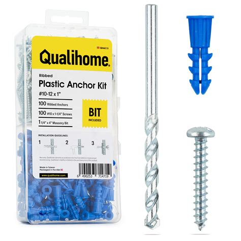 Drywall Anchors Drill Bit Size At Robin Chronister Blog