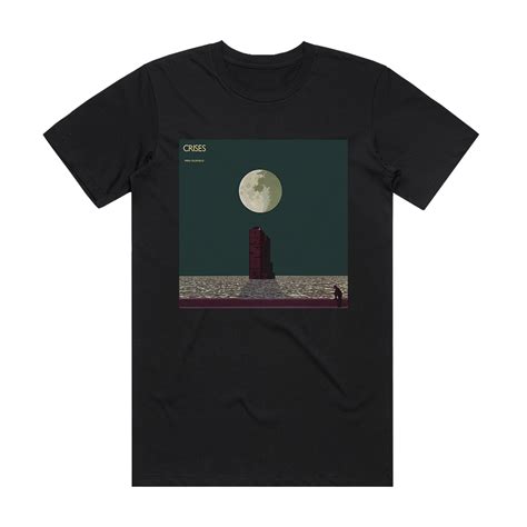 Mike Oldfield Crises 1 Album Cover T Shirt Black ALBUM COVER T SHIRTS