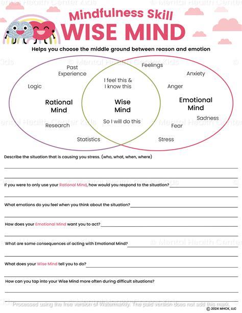 Wise Mind Dbt Worksheets Worksheets Library