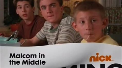 Nickelodeon Coming Up Now Bumper Malcom In The Middle Icarly 2010