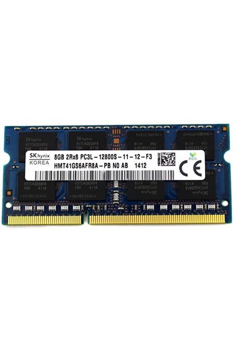 Hynix Sk Hmt41gs6bfr8a-pb 8gb Ddr3-1600 Mhz Pc3l 12800 1.35v 16 Çip ...