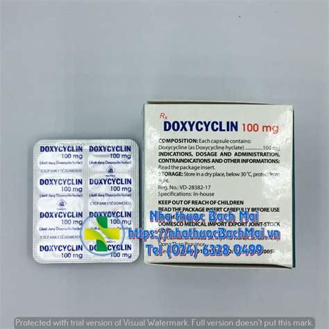 doxycyclin mg nha thuoc bach mai