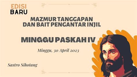 Edisi Baru Minggu 30 April 2023 MINGGU PASKAH IV Keempat