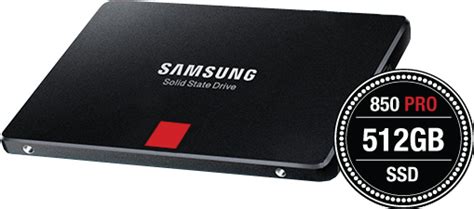 Samsung 512GB 850 PRO Performance 2.5" SSD/Solid State Drive LN58579 ...