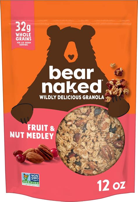 Amazon Bear Naked Granola Cereal Whole Grain Granola On The Go Snacks Salted Caramel
