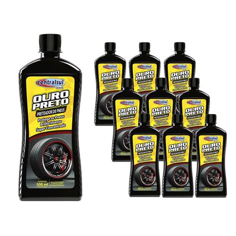 Pneus Sao Paulo Ouro Preto - 10 PRETEADOR DE PNEUS OURO PRETO SUPER CONCENTRADO BRILHO INTENSO 500ML ...