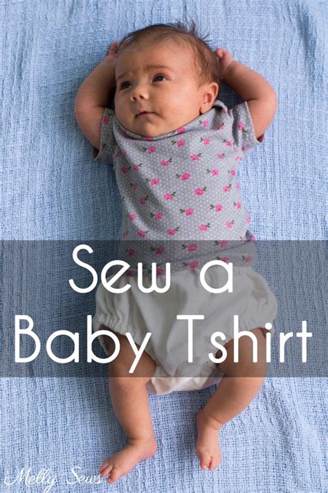 Sew a Baby Tshirt - With Free Pattern - Melly Sews