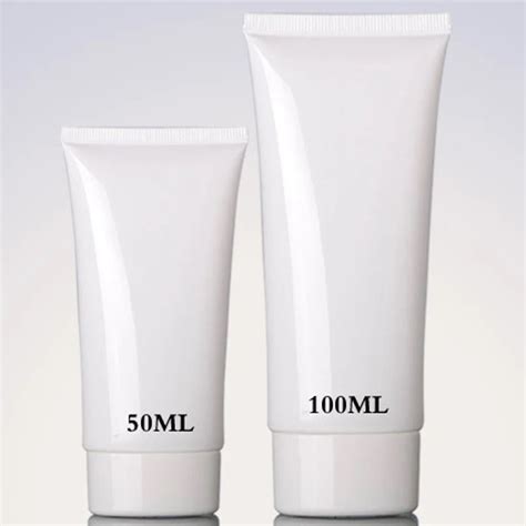 Ml Ml Empty White Soft Tube Pe Plastic Bottle Cosmetic Packaging