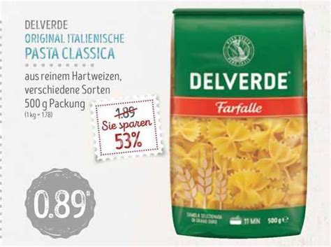 Delverde Original Italienische Pasta Classica Angebot Bei Edeka Struve