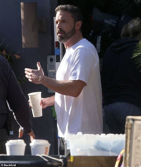 Ben Affleck Spotted With A Mcdonalds Cup While Filming A New Dunkin