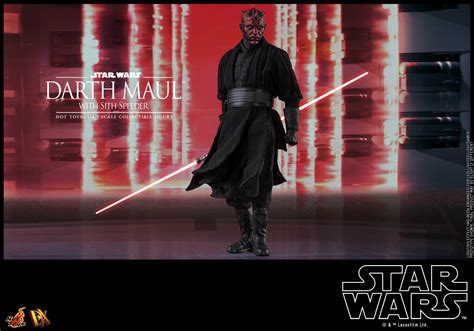 Hot Toys Star Wars The Phantom Menace DX17 Darth Maul With Speeder 1 6 Scale Collectible Figure