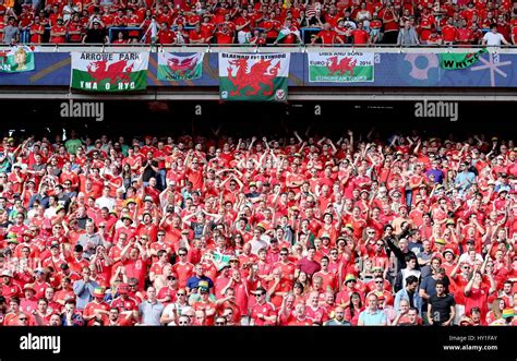 Welsh Football Fans Hi Res Stock Photography And Images Alamy